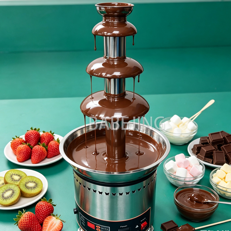 BABEJING Stainless Steel Choco - Chocolate Fountain Commercial 评论和价格
